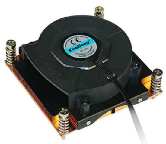 cpu cooler pure copper with skived fins heatsink