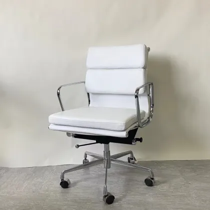 adjustable computer leather home office chairs with cushion