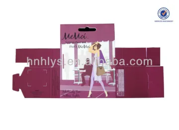 Custom Footless Tights Packaging Card