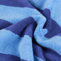 Cotton blue Light blue striped wool towel wholesale