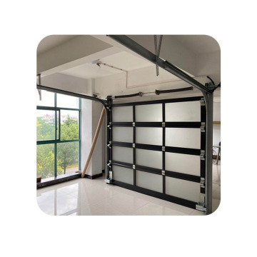High-Quality, Transparent Garage Door with Sleek Frame: Latest Design