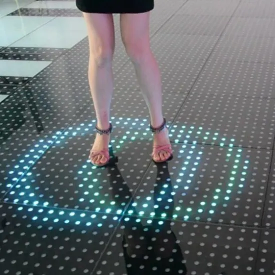 Pressure-Sensitive Interactive LED Dance Floor for Wedding Parties