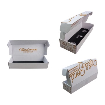 Custom Printed White Shipping Mailing Boxes - Corrugated Cardboard Packaging