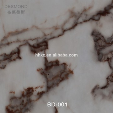 High-level PVC Imitated Marble Sheet / UV Plate
