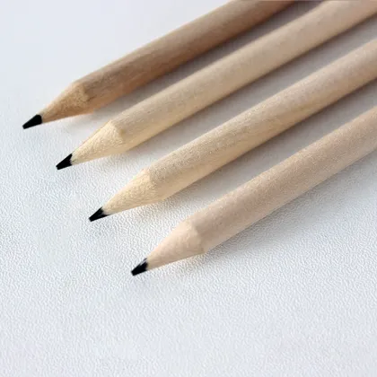 Pencil Factory Supply 7'' Standard Size Raw Material Wood Blank Pencils in Bulk