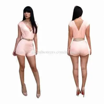 Bandage/Women's Jumpsuits, New Fashion, Hollow Out Waist