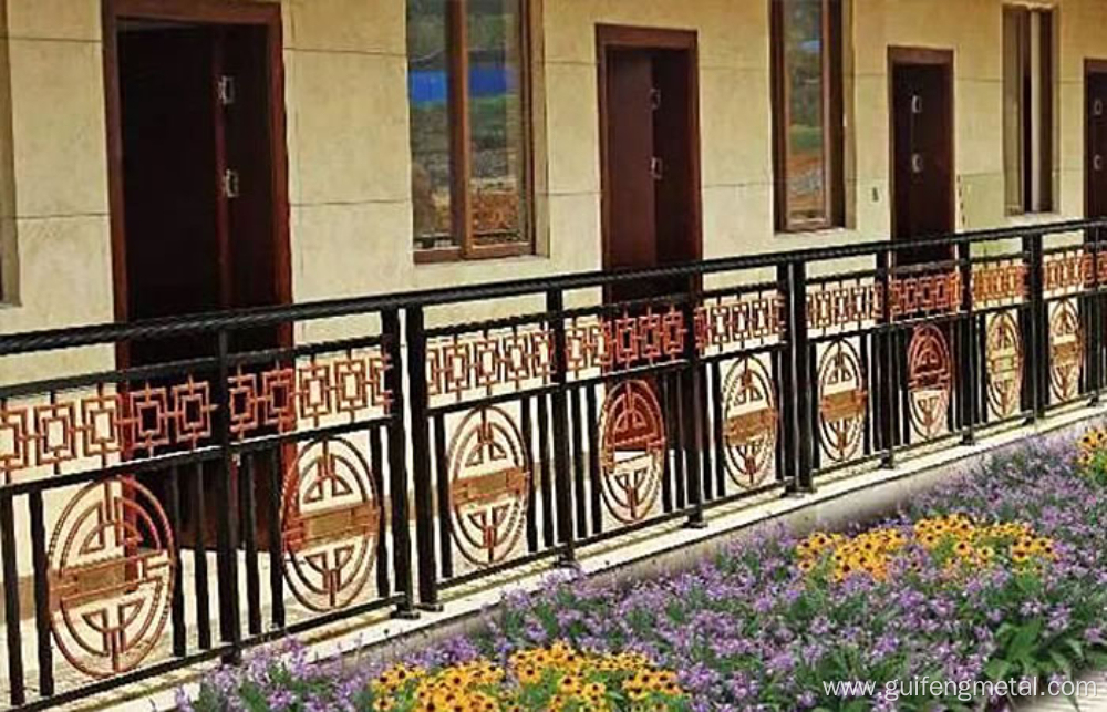 Aluminum alloy guardrail fence