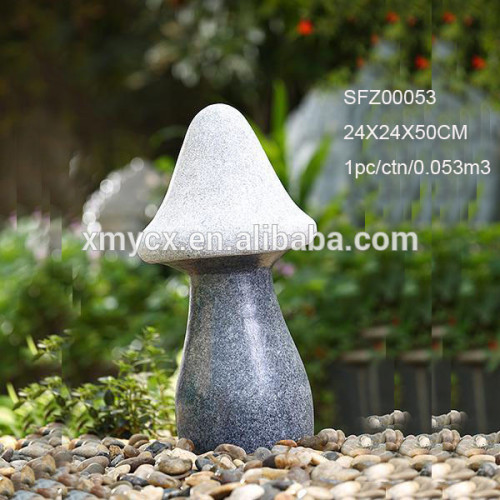 Polyresin handmade garden decoration mushroom