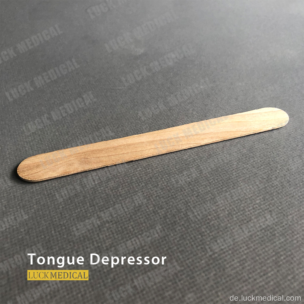 Einweg -Holzzunge Depressor