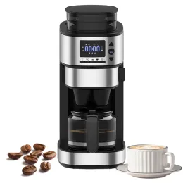Drip Coffee Maker With Built-in Grinder