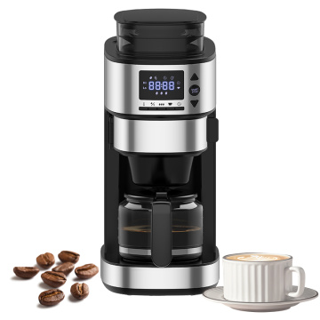 Drip Coffee Maker With Built-in Grinder