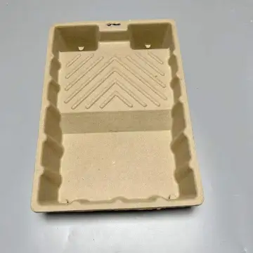 Biodegradable Molded Paper Pulp Painting Tools Paint Tray