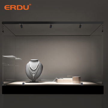 Modern Mini LED Track Lights for Jewelry Showcase: 24V/48V, CRI 90, Ra
