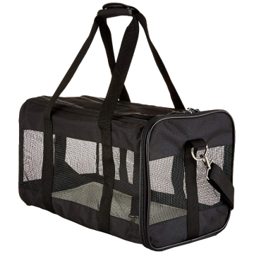Comfortable Soft Black Carrier Pet for Travel