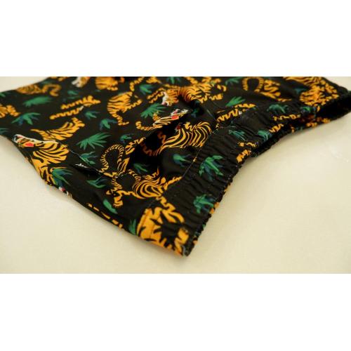 Polyester Beach Pants Tiger print beach shorts for boys Manufactory