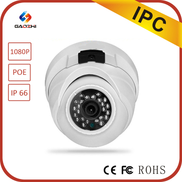 2016 new easy installation POE Onvif V2.1 2MP 1080p IR dome camera IP
