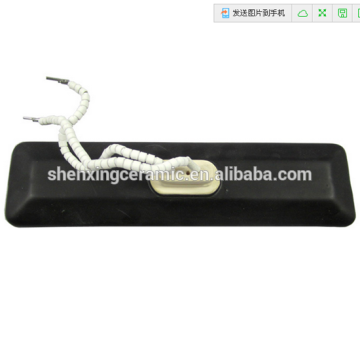 Industrial heating black emitter infrared ceramic heater element