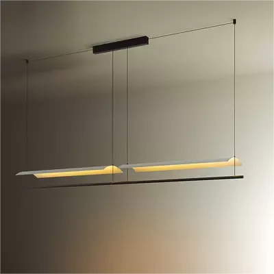 Nordic Luxury Bedroom Study LED Line Chandelier