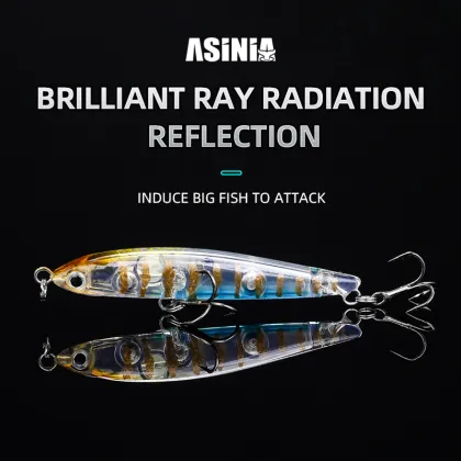 New Bearking Official Store 56mm 3.3g Sinking Pencil Bait Fishing Lure ASINIA