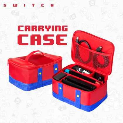 Portable Storage Messenger Bag for Nintendo Switch - Video Game Travel Case