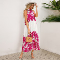 Custom Casual Midi Dress Sleeveless Puff Sleeve