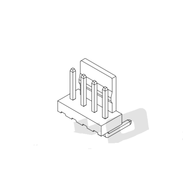 2.50mm Pitch 90 ° Wafer Connector Series AW2503R-XP