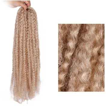Wholesale Twist Afro Kinky Curly Marley Braids Crochet Braid Yaki Hair Bulk Synthetic Braiding Hair Extensions  For Woman