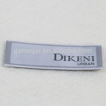 woven label satin