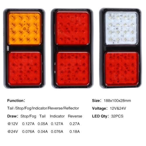 એલઇડી ઓટોમોબાઈલ અને ટ્રક પૂંછડી લેમ્પ જનરલ મોડેલ લેમ્પ રિફ્લેક્ટર ધુમ્મસ લેમ્પ