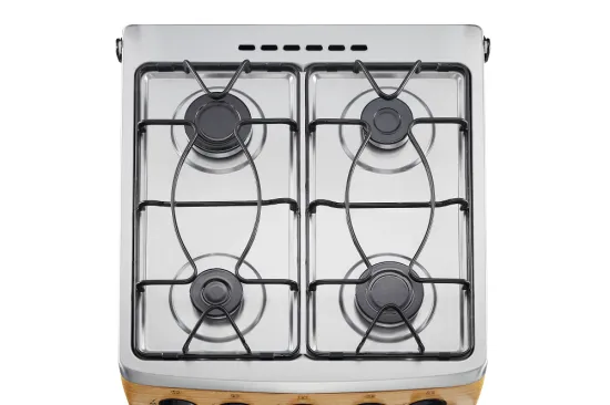 kitchen 4 burner gas stove with ovens