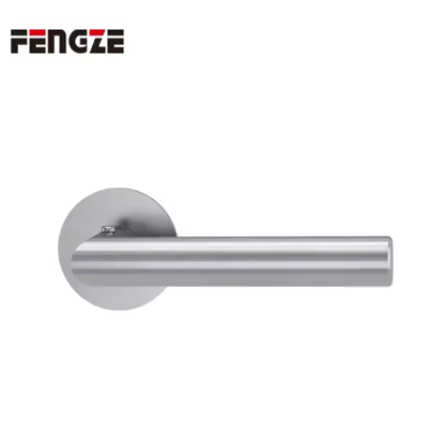 Cerradura de manija de puerta con llave de puerta de madera de acero inoxidable