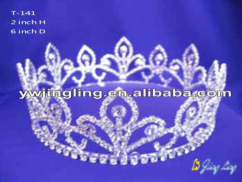 Wholesale Cheap Full Round Crowns Pageant Tiaras