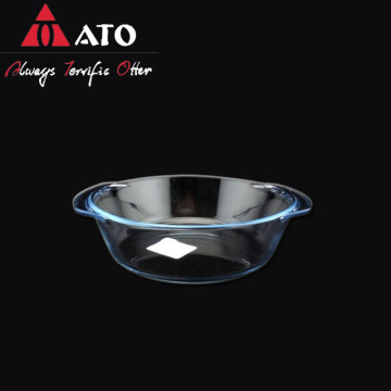 Custom household Borosilicate Ellipse oven tableware plate