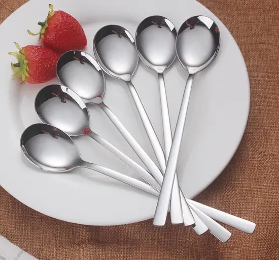 Stainless Steel Spoon And Fork Tablewar