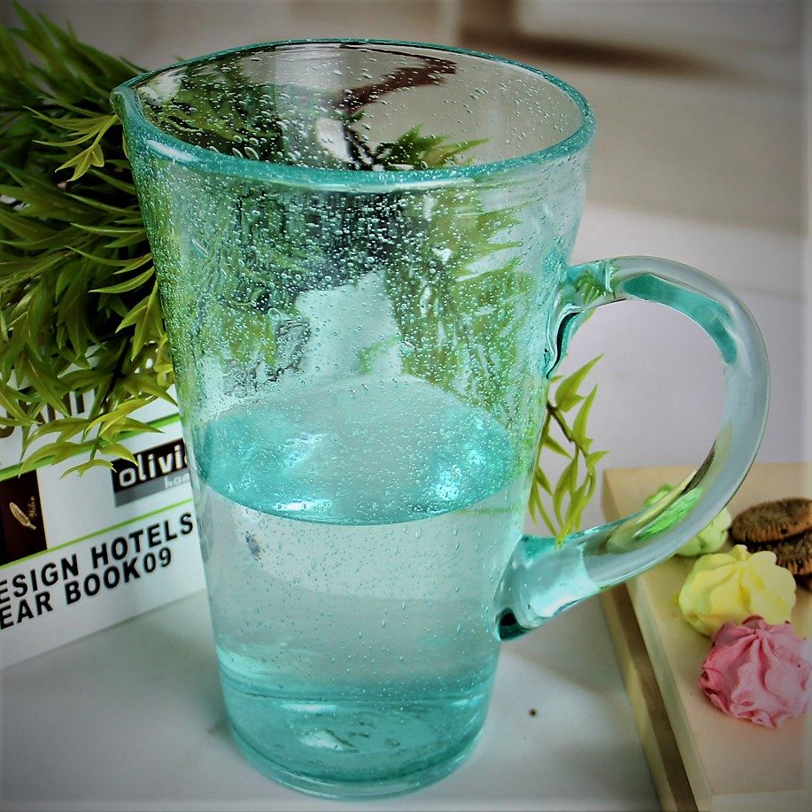 Green Bubbles Water Jug