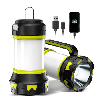 Portable Rechargeable LED Camping Lantern Light - 4 Modes