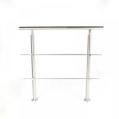 Free Declination Adjustable Brushed Stainless Step Handrail