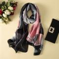 Imitation silk scarf sun block beach towel