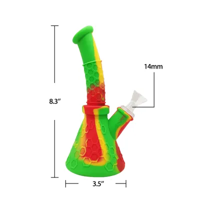 8.5" Hobee S Silicone Beaker Water Pipe