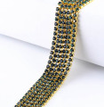 Strass Roll Diamond Cup Ketting AB Stone