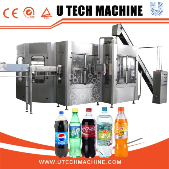 3 In 1 Carbonated Drink Automatic Mineral Water Filling Production Line