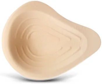 Lightweight Beige Spiral Silicone Breast Form for Adults - Reusable and Realistic