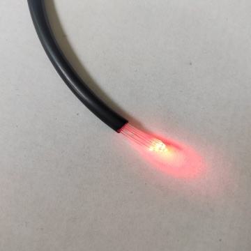 Multi Core Plastic Optic Fiber 100m Roll with Black PVC