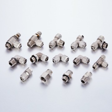 Ningbo Isaiah Manufacturer Nickel Plated Push on Pneumatic Fittings
