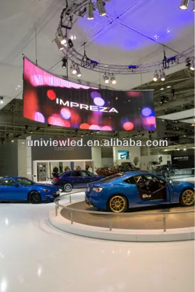 P12.5 curved LED curtain display LED curved curtain waterproof display