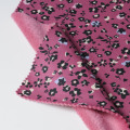 Lana de spandex TC con estampado de leopardo para prendas de vestir