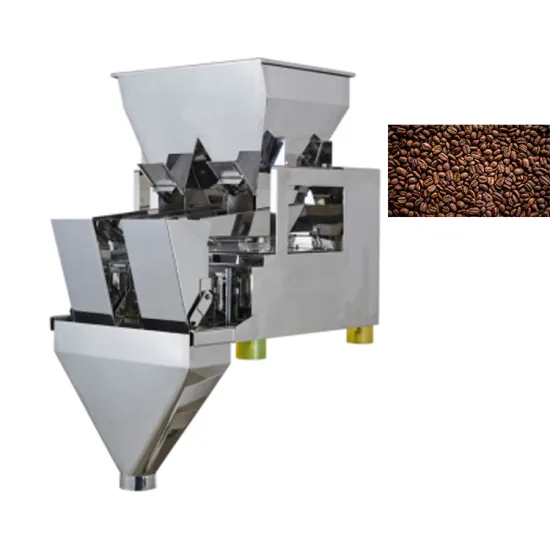 Automatic Tabletop 2-Head Hopper Weigher Linear Weigher Machine for Nuts: Accurate Packaging Solution