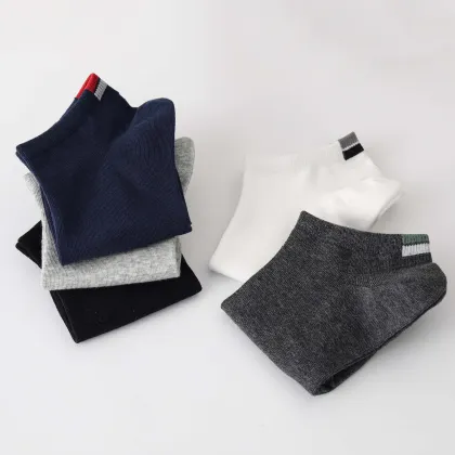 Men's Simple Casual Boat Socks