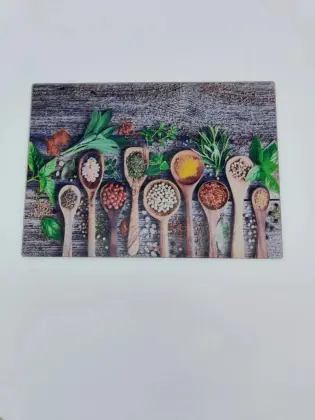 Tempered glass cutting chopping board