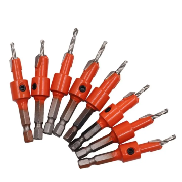 Round Shank Alloy Countersunk Drill Bits for Drilling into Solid Wood and Density Board